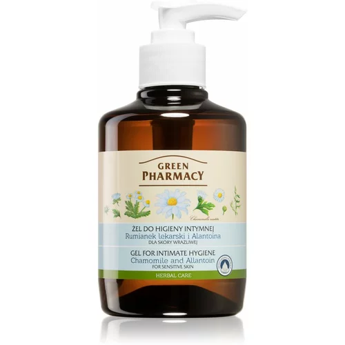 Green Pharmacy Body Care Chamomile & Allantoin gel za intimno higieno za občutljivo kožo 370 ml