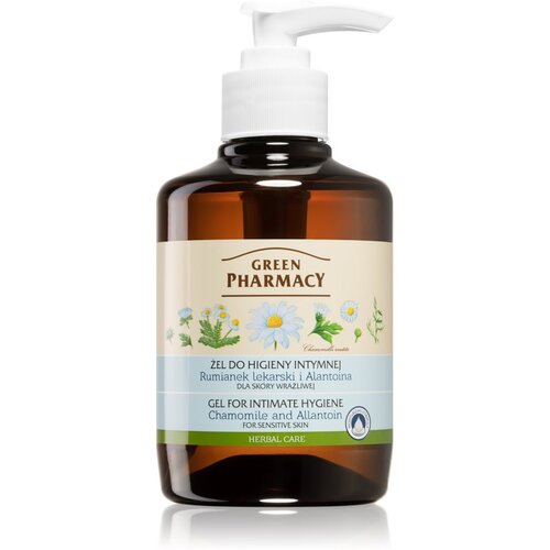 Green Pharmacy Body Care Chamomile &amp;amp; Allantoin gel za intimnu higijenu za osjetljivu kožu 370 ml Slike