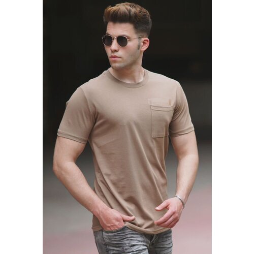 Madmext T-Shirt - Brown - Regular fit Cene