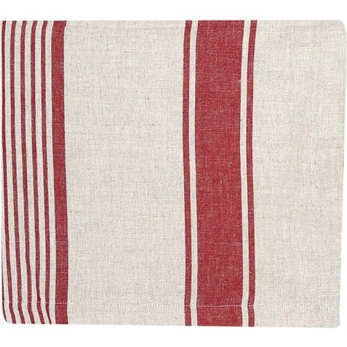 Classic Textiles of Sweden Namizni prt Lukas 140 x 250 cm - red/linen Slike