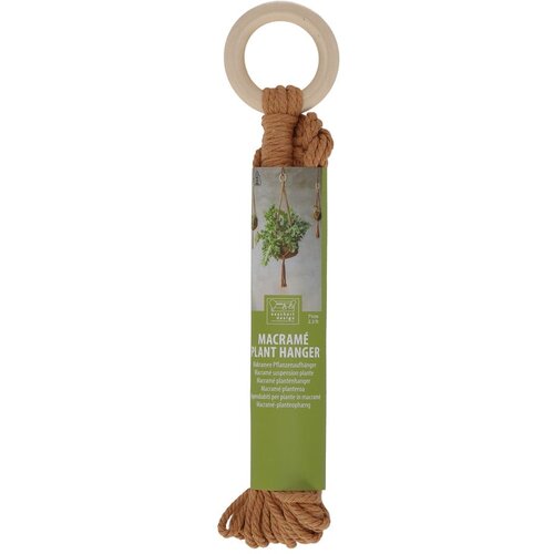 Esschert Design veriga za obe&amp;scaron;anje cvetličnih loncev &amp;oslash; 19 cm Macram&amp;eacute; &amp;ndash; Slike