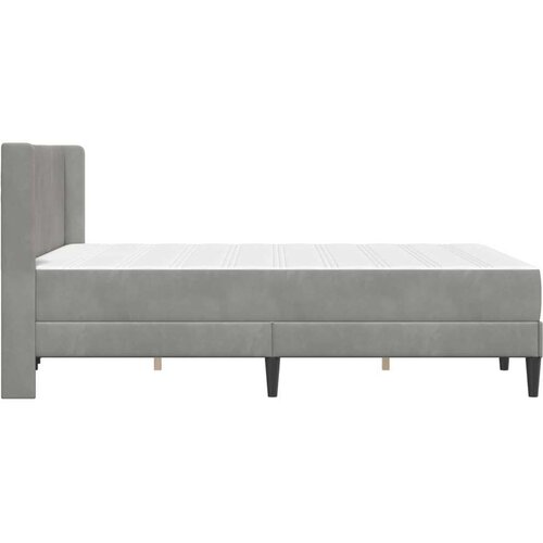  Okvir kreveta s madracem 2 pcs Svijetlo siva Bar&amp;scaron;un - Svjetlosiva 140 x 190 cm Slike