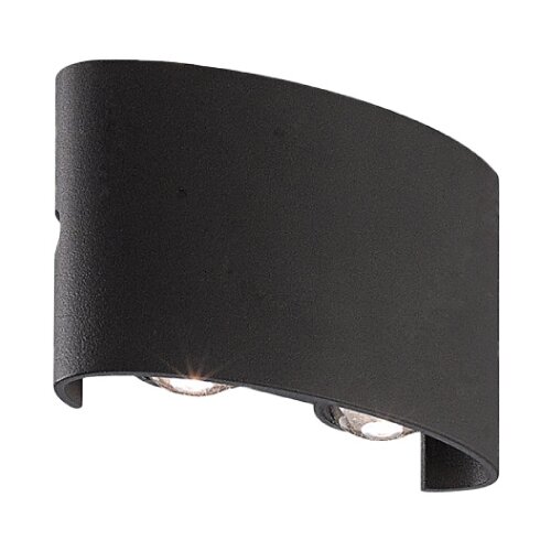 Eurovik Zidna LED lampa 4W crne boje od aluminijuma Cene