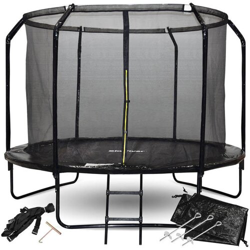 SKYFLYER trampolin crni &amp;ndash; 304 cm Slike