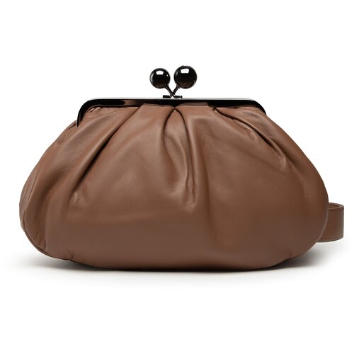 Weekend Max Mara Pismo torbica 'Cubico' smeđa Cijene