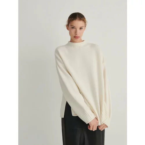 Reserved oversize pulover - ebenovina