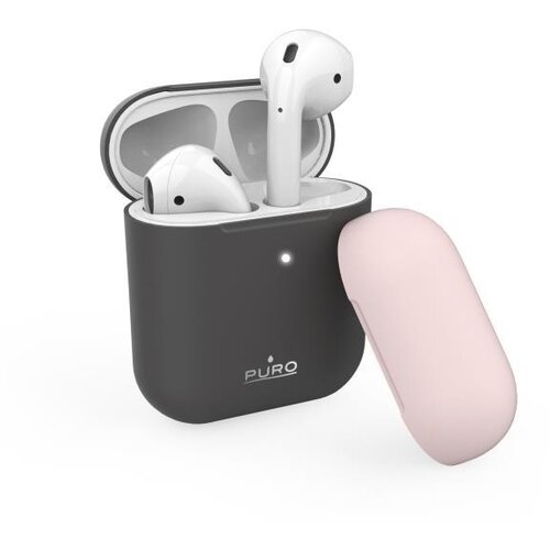 Puro silikonski ovitek za AirPods, siv, (619361) Cene