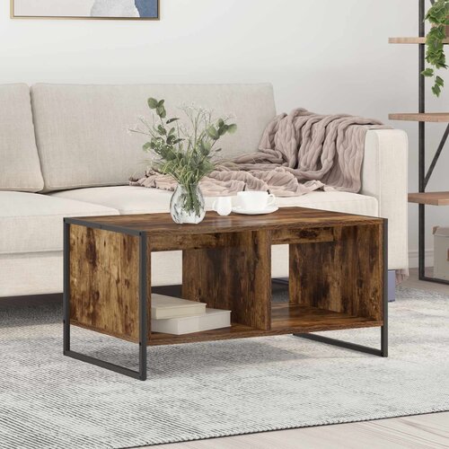  Kava Stol Dimni hrast 80 x 50 x 40 cm Konstruirano drvo Cijene