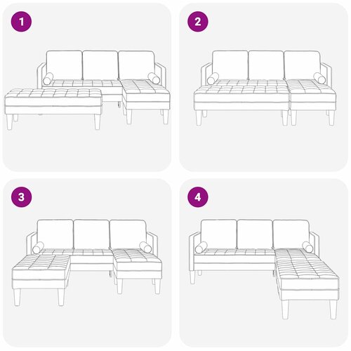 Set sofe 2 pcs Oblačnosiva 173 x 131 x 67 cm Poliester Slike