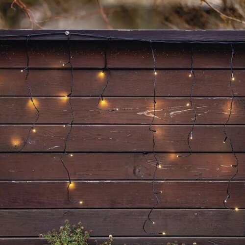  LED spoljni lanac 100xLED/2,5x0,9m IP44 toplo belo svetlo Slike
