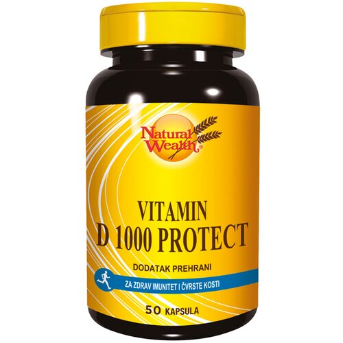 Natural Wealth vitamin D3 1000IU 50 kapsula Slike