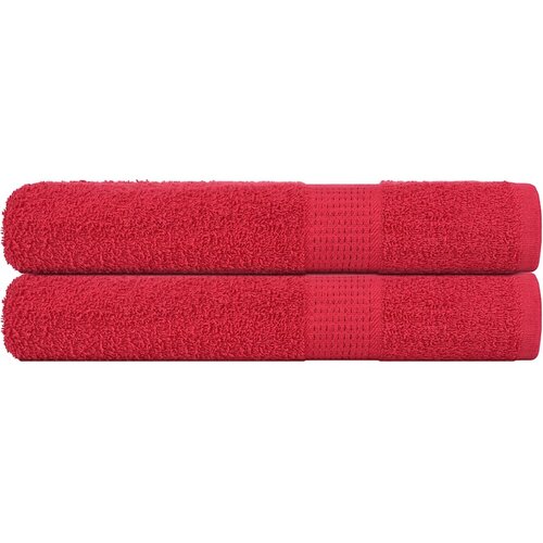Furnova Brisače za savno 2 kos rdeča 80x200 cm 360 g/m² 100% bombaž, (21916421) Cene