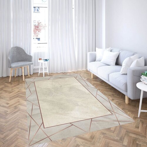 Conceptum Hypnose tepih CG_44, pravougaoni, 100 x 140 cm, krem-siva Cene
