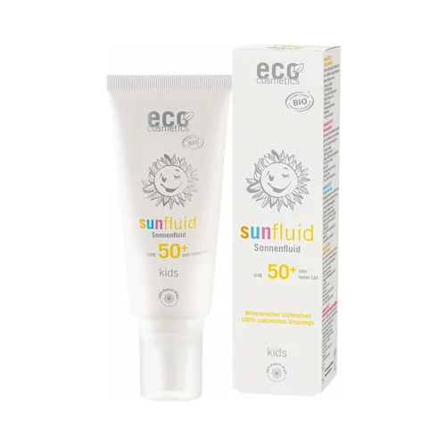 eco cosmetics Dječji fluid za sunčanje SPF 50+