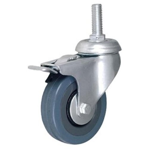 Poljobit Točak gumeni sivi okretan sa kočnicom na šrafu 100GSOŠK Cene