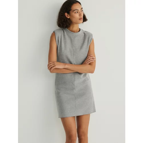Reserved - Mini haljina od žerseja - light grey