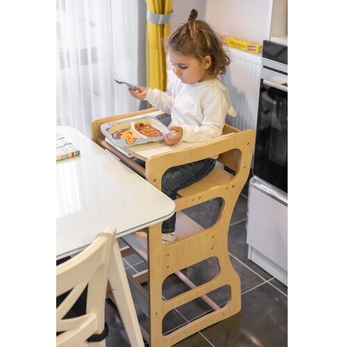Hanah home Dječija stolica Twinn, 40x83x45 cm, Hrast Cene