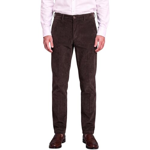 Borghese Hlače Caligola pantalone velluto 5WPAZ1 26VL129 Kostanjeva Cene