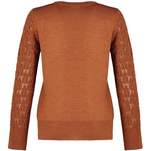 Trendyol Sweater - Brown - Regular fit Slike