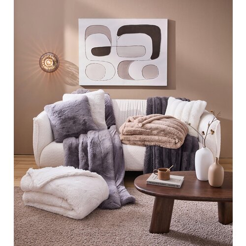Dieter Knoll KRZNENA ODEJA 150/200 cm antracit Slike
