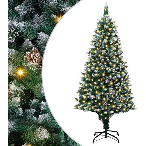  Umjetno božićno drvce Zelena 180 cm PVC i Čelik i Plastika Slike
