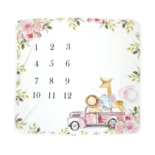  Podloga za slikanje bebe fun safari- mleko bela ( BD1402 ) Cene