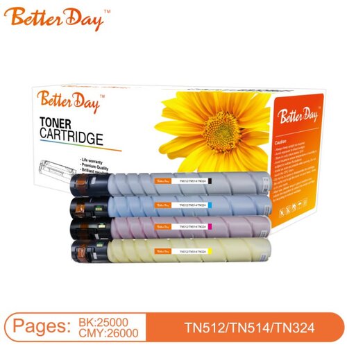 BetterDay toner C-TN512, TN514, TN324 mps zam. kaseta za konica yallow 26k Slike