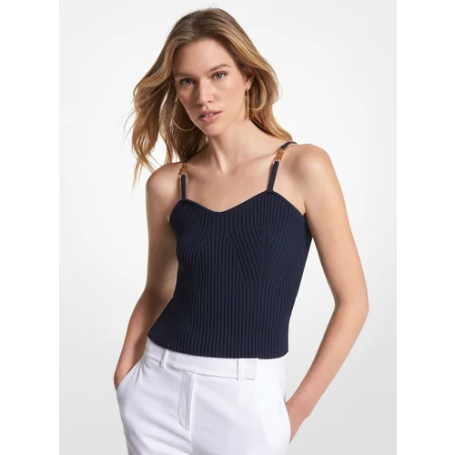 Michael_kors Top - EMPIRE HW BUSTIER TOP blue