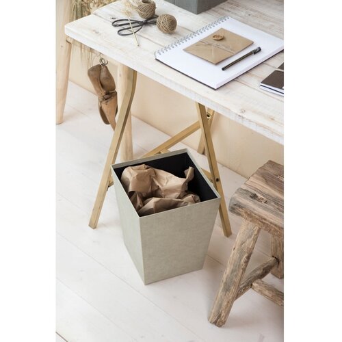 Bigso Bež ko&amp;scaron; za smeti Sofia Canvas Paper Laminate &amp;ndash; Slike