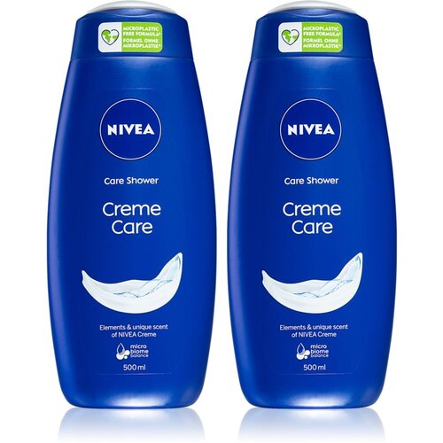 Nivea Creme Care kremasti gel za prhanje 2 x 500 ml (ugodno pakiranje) Cene