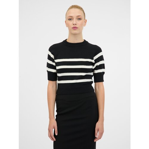 Orsay Black women's sweater with short sleeves - Women's Cene