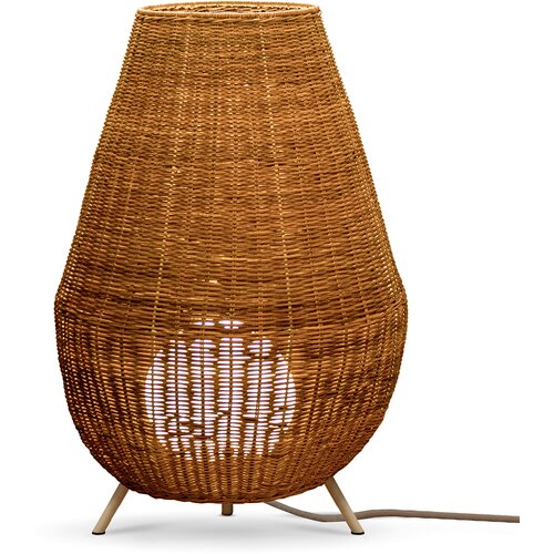 New Garden Rattan stoječa svetilka z zatemnitvijo IP65 z daljinskim upravljalnikom - Saona Slike