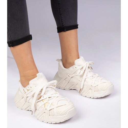Gemre Beige sneakers with chunky sole Telda Cene