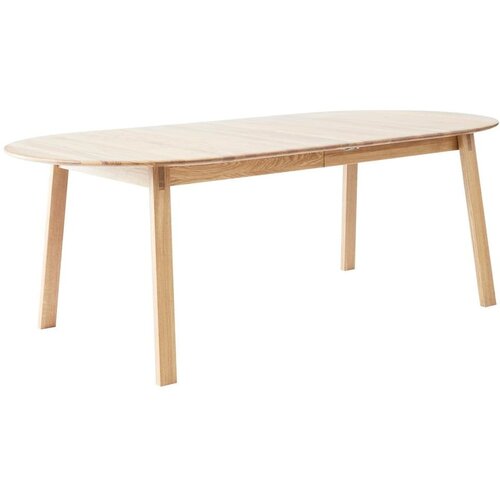 Hammel Furniture Proširiv blagovaonski stol s dodatnom pločom od punog hrasta 100x220 cm Amalfi – Cijene