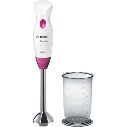 Bosch &amp;Scaron;tapni mikser MSM2410PW 400 W s posudom za miksanje bijela, ljubičasta Slike