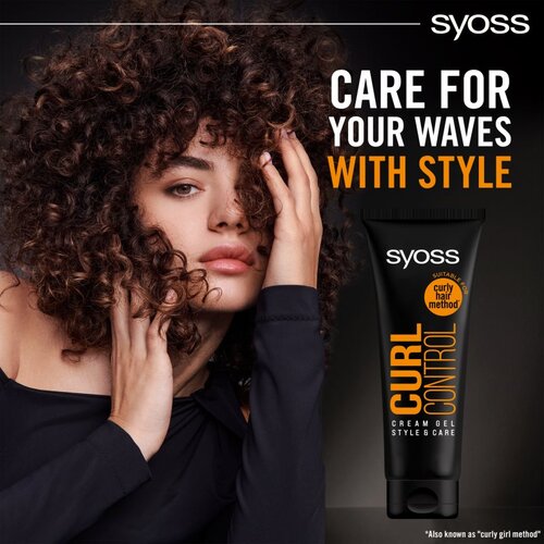 Syoss Curl Control krema za stiliziranje za definiranje kovrča s teksturom gela 250 ml Slike