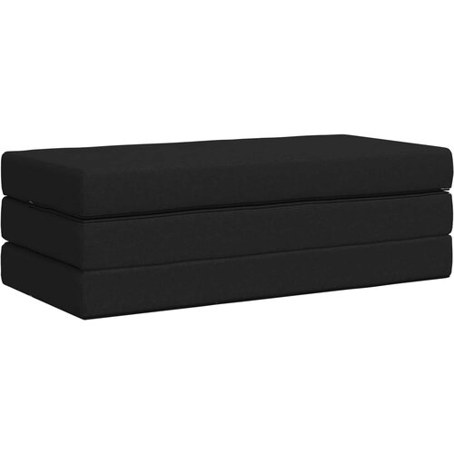 SOFA na razvlačenje 160 x 67 x 45 cm Crna Slike