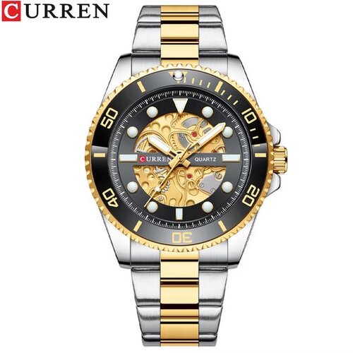 Curren mu&scaron;ki sat 8412 GOLD BLACK Cene