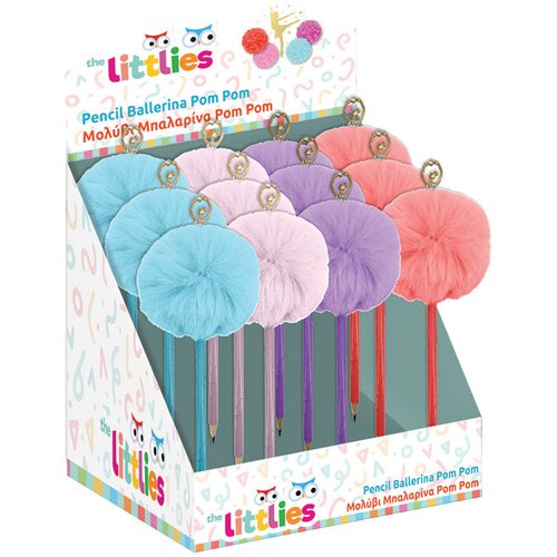  SVINČNIK GRAFITNI POM POM LITTLES BALLERINA DIAKAKIS 000647009 Slike