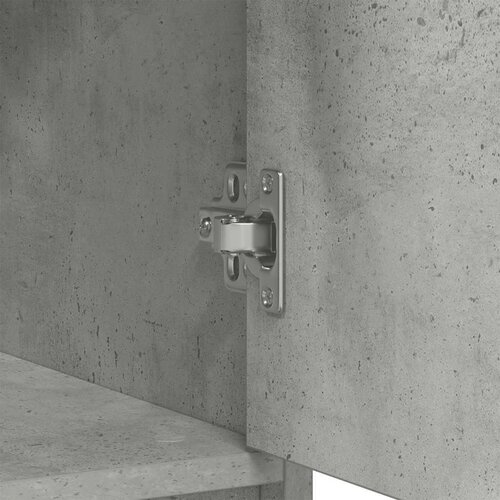 VidaXL Komoda s ladicama beton siva 80x34x76 cm konstruirano drvo Slike