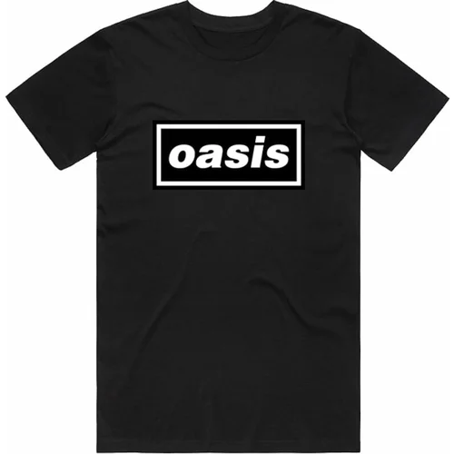 Oasis Majica Decca Logo Unisex Black M