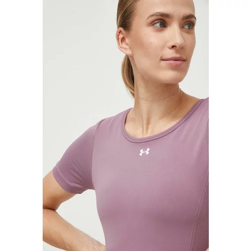 Under Armour Kratka majica za vadbo vijolična barva