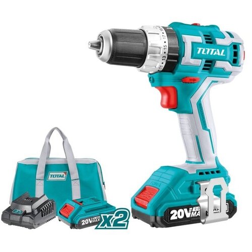 Total udarna bušilica 20V 60NM 13mm brushless torba Cene