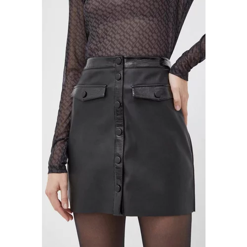 Bruuns Bazaar Suknja boja: crna, mini, ravna