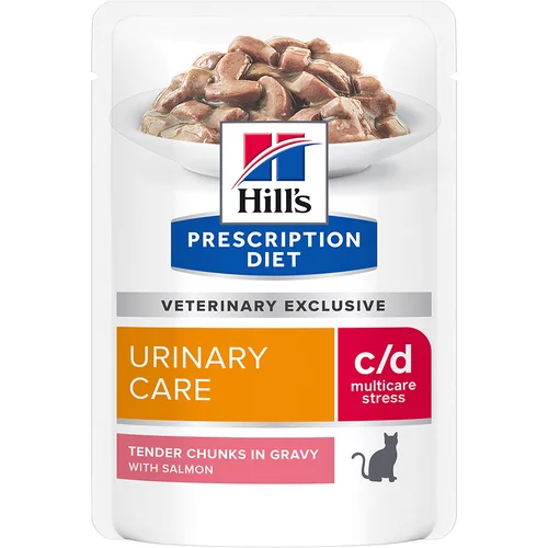 Hill’s Prescription Diet c/d Multicare Stress Urinary Care s lososom - 12 x 85 g