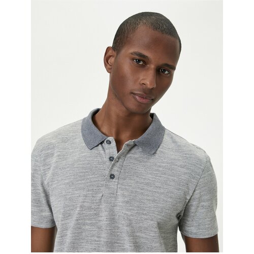 Koton Polo Neck T-Shirt Slim Fit Short Sleeve Buttoned Slike