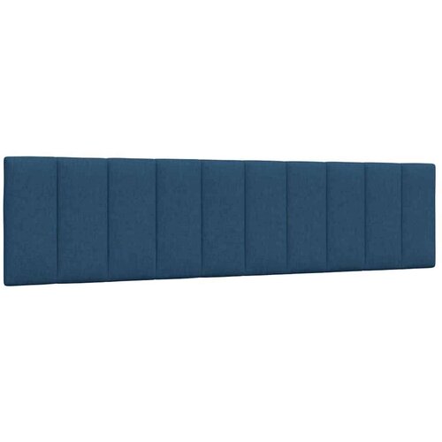  Krevet s madracem plavi 200 x 200 cm od tkanine - Plava 200 x 200 cm Slike