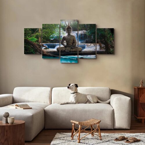  Slika - Buddha and waterfall 225x112.5 Standard Cene