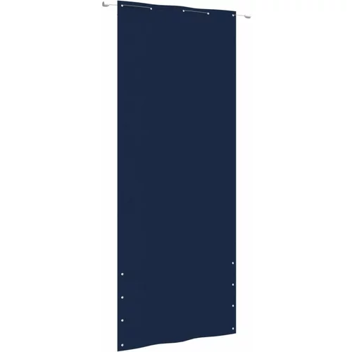 Balkonski zastor plavi 100 x 240 cm od tkanine Oxford
