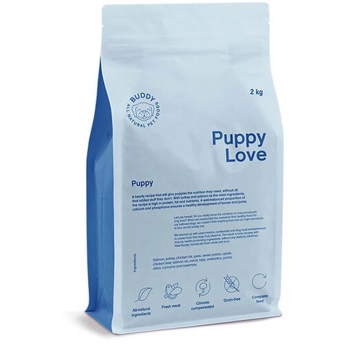 Buddy Pet Foods Puppy Love - hrana za &amp;scaron;tence sa lososom i ćuretinom (2kg, 5kg) 2kg Slike